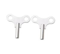 Housoutil 2pcs Sturdy Clock Tools Steel Winding Key for Repairing Home Shop Clocks Design