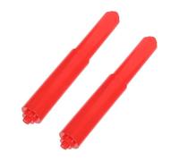 Housoutil 2pcs Toilet Paper Holder Replacement Rods Spring-loaded Plastic Toilet Paper Spindles for Bathroom and Kitchen Smooth Spinning Extendable Accessories
