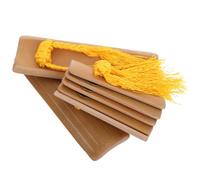 Housoutil 2pcs Traditional Chinese Kuaiban Clappers Bamboo Percussion Instruments for Rap Drama and Stage Performances, Lightweight Portable Hand Castanet Music Instrument for Adult Use