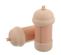 Housoutil 2pcs Travel-sized Toiletries Set Leakproof Silicone Bottles Squeezable Design for Camping Gym and Daily Use Portable Empty Bottles for Travel