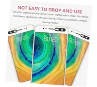 Housoutil 2pcs Ultra Thin Phone Camera Privacy Cover Slider Front Webcam Protector Compatible with Iphone Pro Pro Reusable Adhesive Non Intrusive Design for Reliable Smartphone Privacy