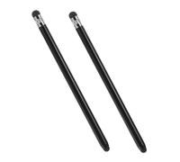 Housoutil 2pcs Universal Black Stylus Pens for Touch Screens Lightweight Aluminum Alloy Capacitive Touch Screen Pens Easy to Hold for Mobile Phones and Tablets