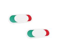 Housoutil 2pcs Vacant Occupied Slider Door Sign Organic Privacy Indicator for Office Conference Rooms Meeting Therapy Sessions Easy Installation Vibrant Color for Room Status White