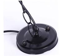 Housoutil 2Pcs Vintage Ceiling Lamp Plate Kit Resistant Hook Nordic Style Ceiling Fixture Mounting Bracket for Bedroom Living Office