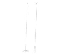 Housoutil 2pcs Vintage Decorative Ceiling Fan Pull Chains with Elegant Finish Chain Extensions for Ceiling Fans Pendant Lights and Lamps Versatile Cord Extenders for Home Decor