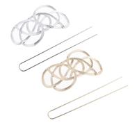 Housoutil 2pcs Vintage Hair Cuff Hair Bun Cage with Geometric Shape Alloy Material Smooth to Touch Elegant Accessories for Women Suitable for Weddings and Dances