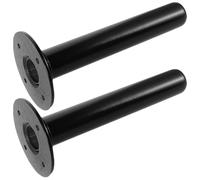 Housoutil 2pcs Wall Mount Weight Plate Storage Rack Iron Barbell Plate Holder for Home Gym Space Optimization Design and Easy Maintenance