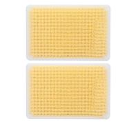 Housoutil 2pcs Wall Mounted Back Scrubber Shower Bath Scrubber Exfoliating Scrub Brush for Women Men Back Cleaning Without Hand