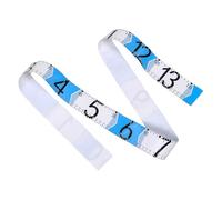 Housoutil 2pcs Waterproof Adhesive Fish Measuring Sticker Tape, Portable Foldable 135cm Fishing Ruler for Boat, Cooler, Kayak, Yacht Accessories