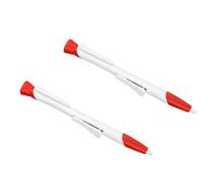 Housoutil 2pcs White Plastic Remover Tools for Pets, Easy to Operate Clamps Designed to Remove Pet Parasites, for Flea and Control in Dogs and Cats