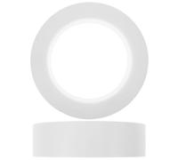 Housoutil 2pcs White Warning Tape 30mm X 3 Self-adhesive Barrier Tape for Sports Field Marking Floor Line for Stadium Workshop and Subway Safety Boundaries