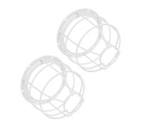 Housoutil 2pcs Wire Lamp Shield Durable Light Bulb Cage Guard for Workshop Lighting Impact Resistant Metal Lamp Protector Easy to Install Safety for Factory Use