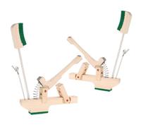 Housoutil 2pcs Wood Piano Flange for Upright Piano Repair Easy to Install for Enhanced Playing Skills in Recording Studios and Teaching