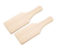Housoutil 2pcs Wooden Clay Modeling Board Set for Pottery and Sculpture with Beige Wood Material, Easy to Store and Stimulate Creativity, for Handmade Clay Crafting at Home Or Workshop