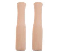 Housoutil 2Pcs Wooden Food Pestle Stick for Garlic Mashing, Potato Masher and Sauerkraut Grinding, Kitchen Pulverizing Rods for Home Cooking and Seasoning Use