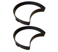 Housoutil 2pcs Yard Pathway Paver Mold Plastic Making Mold for Upgrading Outdoor Aesthetics, Black Abs Plastic, Sustainable Alternative, Reducing Waste, for Creating Themed Pathways