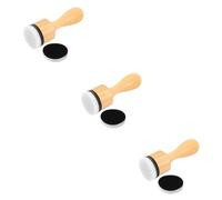 Housoutil 3 Sets Distress Ink Sponge Blending Brushes with Replacement Foam Pads Round Ink Blending Tool for Card Making and Crafting Safe Sponge Material for Artists and DIY Projects