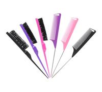 Housoutil 3 Sets Hairdressing Comb Hair Highlight Comb Hair Salon Supply Abs Nylon Assorted Color for Barber and Personal Use