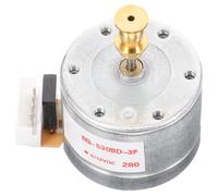 Housoutil 3-speed Turntable Motor Replacement for Vinyl Record Players and Gramophones, Lightweight Copper Construction with Stylish Silver Design, for Music Setup the Listening