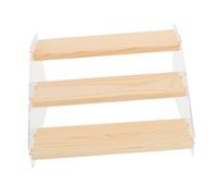 Housoutil 3-Tier 30cm Wide Stepped Dessert Display Stand Multi-Layer Cake Rack and Cosmetics Storage Organizer for Home and Retail