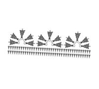 Housoutil 300 pcs Antique Silver Alloy Christmas Tree Charms Pendants for Jewelry Making DIY Decorative Pendants for Necklace Bracelet Earrings Festive Craft Supplies for Christmas Gifts