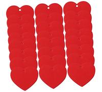 Housoutil 300Pcs Heart Shaped Paper Tags for DIY Crafts Portable Valentines Day Gift Tags Blank Heart Cutouts for Candy Bags Favors and Decorations