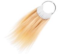 Housoutil 30pcs Real Human Hair Color Samples for Salon Testing Assorted Color Hair Swatches and Bleaching and Individuals