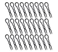 Housoutil 30Pcs Spiral U Shaped Hair Pins Plastic for Women Hair Bun Making and Everyday Styling Tools