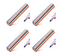Housoutil 3D Doodler Pen Refills, 22 Colors PCL 3D Pen Filament Refill, 2.5mm Low-Print Temperature Filament 3D Doodler Refill Packs | Each Color 15cm x 20pc, Total 440pcs