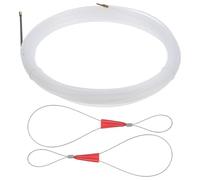 Housoutil 3Mm Nylon Wall Cable Puller Wire Threader Tool 5M Fish Tape 2 Cable Fasteners for Electrical Wiring