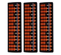 Housoutil 3pcs Abacus Calculator 15-Column Arithmetic Counting Frame for School Childs Finger Counting Math Educational Learning Tool
