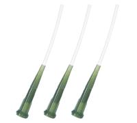 Housoutil 3pcs Bird Feeding Hose Soft Plastic Hand-feeding Tool Green