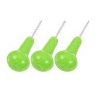 Housoutil 3pcs Braille Pen Braille Learning Blind Person Gadgets with Plastic Handle Stainless Steel Tip Ergonomic Design Lightweight Accurate Marking Enhanced Tactile Experience for Travel