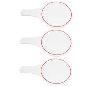 Housoutil 3pcs Erasable Voting Scoreboard for Judges 15×25cm Single Side Blank Writing Board for Classroom and Competition Use