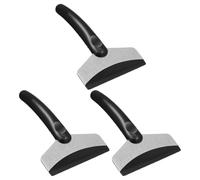 Housoutil 3pcs Heavy Duty Car Ice Scraper for Windshield with Ergonomic Handle, Lightweight Abs and Stainless Steel Snow Removal Tool for Effective Frost and Ice Clearing the Go