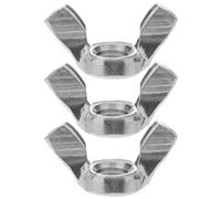 Housoutil 3pcs M10 Metal Lever Nuts Machine Nut Fasteners Parts Adjustable Decorative for Furniture Decoration and Electronic Devices Style