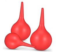 Housoutil 3pcs Rubber Dust Blowing Ball Secure Grip, Universal Dust Blower for Mp4 and Containers, User-Friendly Design for Home and Office Cleaning
