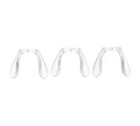 Housoutil 3pcs Silicone U-Shaped Nose Pads for Glasses Comfortable Non-Slip Eyeglass Nose Bridge Cushions with Screw-in Design Preventing Marks and Reducing Burden for 's Eyewear