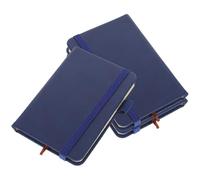 Housoutil 3pcs Small Pocket Notebooks with Lined Paper and Pu Cover, Convenient and Simple Notepad for Writing Memos and Note Taking, for Home and Office Use
