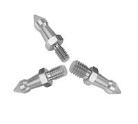 Housoutil 3pcs Stainless Steel Tripod Spikes Replacement Accessories for Camera Alpenstock Fixing Glide Tacks Compatible with Threads Durable Slip Outdoor Mounting Parts