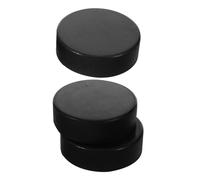 Housoutil 3pcs Training Ice Hockey Puck Outdoor Ice Hockey Accessory Reusable Rubber Lightweight Puck for Players Regular Practice Sports Equipment