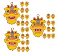 Housoutil 3sets Dragon Pendant Charms for DIY Necklace Making Antique Chinese Style for Jewelry Crafting for Men and Women Unique Jewelry Accessories 10pcs*3