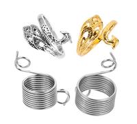 Housoutil 3sets Knitting Rings Finger Yarn Guide for Multi Strand Crochet Chic Decorative Yarn Holders Easy to Use Knitting Accessories to Protect Fingers From Blisters 4pcs*3
