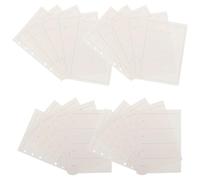 Housoutil 4 Books A6 Loose Leaf Planner Refills with 6-hole Binder Paper Inserts for Weekly and Monthly Planning, White Paper Material for Office and Travel Use, Premium Writing Experience