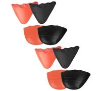 Housoutil 4 Pairs Shoe Toe Inserts for Women and Men, Pu Foam Material with Simple Humanized Design, Suitable for High Heel Shoes and Pumps to Solve Too Large Size and Prevent Heel Slipping