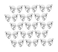 Housoutil 40pcs Antique Silver Rugby Player Helmet Pendant Sports Charms for Jewelry Making DIY Enthusiasts Versatile Zinc Alloy Football Bracelet Charms Suitable for Crafting Presents