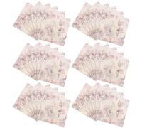 Housoutil 40pcs Elegant Disposable Butterfly Wedding Paper Napkins 6.5x6.5 Inch Wood Pulp Tissue for Table Settings and Upscale Events, Soft and Easy to Carry for Bridal Showers and Dinner