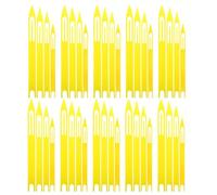 Housoutil 40pcs Plastic Fishing Net Repair Shuttles Kit 1# 2# 3# 4# Sizes Sturdy Weaving Tools for Fishing Nets Mending and Netting in Outdoor Scenarios