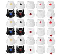 Housoutil 40pcs Spray Paint Nozzles for Aerosol Cans, Handheld Replacement Plastic Spray Can Tips Made of Sturdy Pp Material, Suitable for Home Projects and Painting, Reducing Replacement