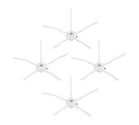 Housoutil 4pcs 5-arm Robot Vacuum Side Brush Replacement, White Corner Sweeper Brushes Compatible with G10s T7s T8 T7splus S7 S8, Spare Parts Accessories for Dust and Pet Hair Cleaning